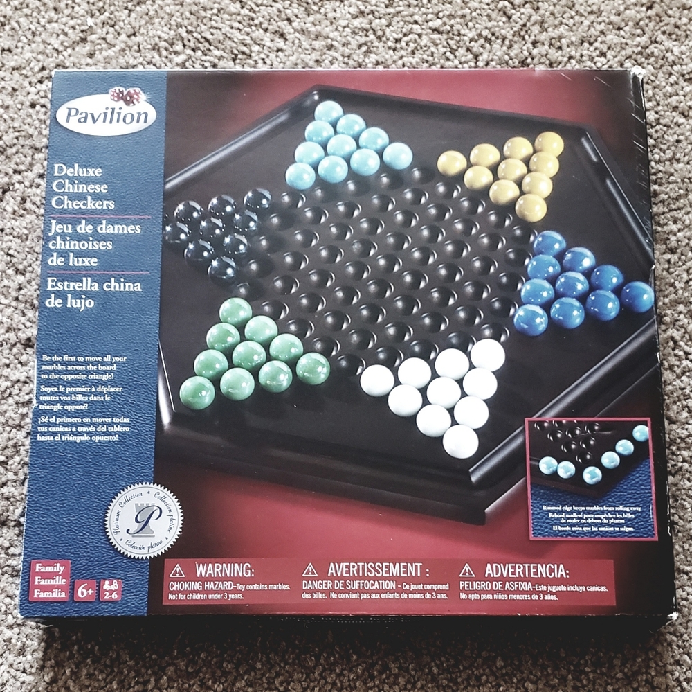 Pavilion Deluxe Chinese Checkers Board Game 2014